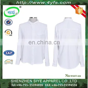 Women Dress Shirt Office Uniform Ladies Shirt With OEM Service thumbnail-1