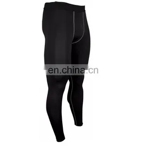 Mens Black Slim Fit Active Wear Skins Compression thumbnail-3
