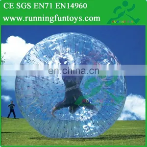 Crazy Giant Human Hamster Ball for Sale, TPU or PVC Zorb Ball Used for Grass or Hill Rolling thumbnail-3
