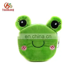 Mini Frog Shape Plush Round Wallet Coin Purse thumbnail-3