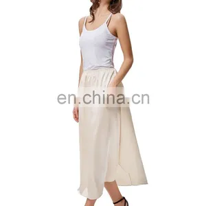 Kate Kasin Women's 35" Comfortable Champagne Satin Waist Slip Half Slip Undergarment KK000264-2 thumbnail-3