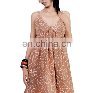 Cotton Hand Bandhani Dress thumbnail-1