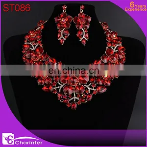 African Jewelry Sets Wedding Beautiful Jewelry Set Crystal Jewelr Sets thumbnail-5