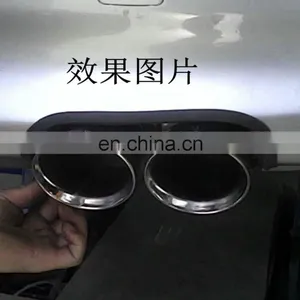 Stainless Steel Brushed Finish Dual Exhaust Tips thumbnail-5
