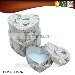 Customized Top Art Craft Quanlity Heart -Shaped Cardboard Gift Box thumbnail-1
