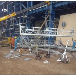 Indonesia 2 Meters Aluminium Temporary Gondola for Building Maintenance thumbnail-3