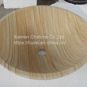 Sandstone Sinks,Stone Wash Basins,Nature Stone Wash Bowl thumbnail-3