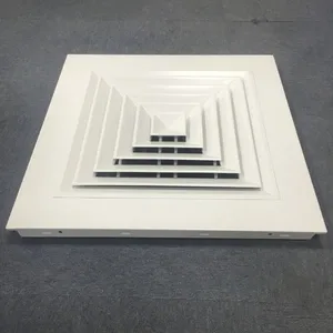 Square Ceiling Replacement Type 4 Way Air Diffuser thumbnail-2