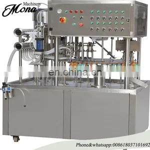 Liquid Detergent Doypack Spout Pouch Filling Packing Machine/Jelly/Milk Pouch Capping Machine thumbnail-2