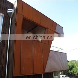 Facade Corten, High Quality Corten Steel Cladding Price m2 thumbnail-5