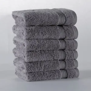 Eliya White Whole Sale Towels for Hotels+european Roman Embroidered Cotton White Towel Hotel thumbnail-1