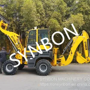 SYNBON New Backhoe Loader Hydraulic Front Shovel Excavator Construction Machinery Wheel Loader Excavator SY746A thumbnail-2