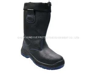 High Quality Strong Construction Safety Boots and Genuine Leather Boots With Steel Toe thumbnail-1