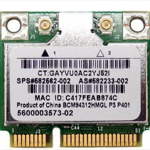 BCM94312HMG BCM4312 Dual Band Wifi Half Mini Pci-e Card for DELL DW1397 2.4Ghz 5Ghz thumbnail-1