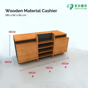 Modern Design Retail Shop Checkout Counter Supermarket Convenience Store Cashier thumbnail-2