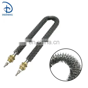 220V 1200W 500mm Air Heating Electric Industrial Finned Tubular Air Duct Heater for Ovens thumbnail-3