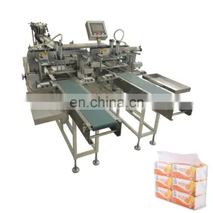 Manual Poly Bags Facial Tissue Paper Middle Packing Machine Price thumbnail-1