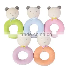 Soft Bear Plush Baby Rattle Toys thumbnail-1