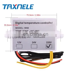 Digital Thermostat W88 12V 24V 220V Temperature Controller Triple Display Multifunction Thermostat Temperature Control Switch thumbnail-2