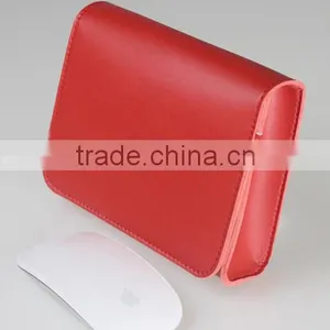 High Quality Microfiber Leather Multifunction PC Bags Laptop Holder Bag for Macbook With Mouse Mat and Purse thumbnail-4