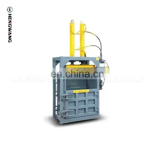 HENGWANG HW-60T 60 Ton Baler Wrapper Sponge Can Waste Plastic Hydraulic Press Automatic Pet Baler thumbnail-1