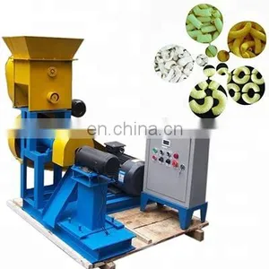 Small Scale Used Corn Soybean Meal Puff Snack Food Extruder Machine thumbnail-1