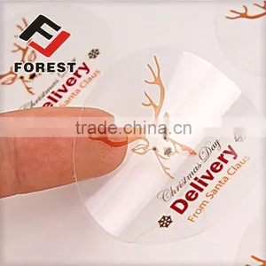 Cosmetics Clear Epoxy Resin Sticker, Adhesive Sticker, Paper Rolled Label. thumbnail-1