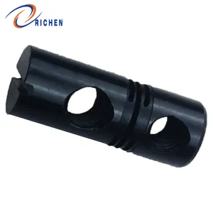 OEM CNC Turning Machining Aluminum Parts With Black Anodizing Surface Treatment for Industrial Equipment thumbnail-1
