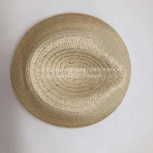 Wholesale British Style Beach Summer Chapeau De Paill Straw Hats Nature Brim Jazz De Paja De Unisex Straw Hat thumbnail-2