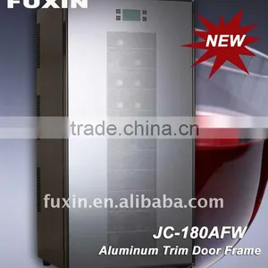 FUXIN:JC-180AFW,.Thermoelectric Wine Cellar Hold 72 Bottles/bar Chiller(Aluminum Trim Door Frame). thumbnail-1