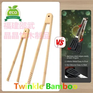 Bamboo Tong for Cooking,bamboo Tong for Food,bambu Kitchen Tongs From China thumbnail-3