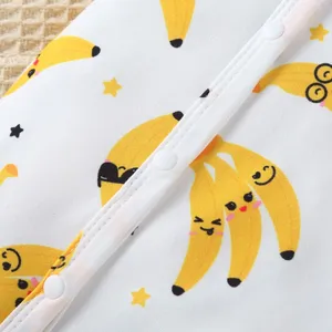 3pcs Newborn Baby's Cartoon Fruit Pattern Onesie, Comfy Casual Long Sleeve Romper, Toddler & Infant Girl's Bodysuit thumbnail-4