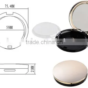 Round Compact Pressed Case Hotsale Makeup Round Case thumbnail-1