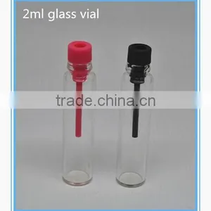 1ml 2ml 3ml Clear Glass Vial With Plastic Plug,glass Sample Vial thumbnail-1