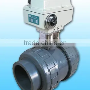 KLD1500 2-way Motorised Ball Valve(upvc) for Automatic Control,water Treatment, Process Control, Industrial Automation thumbnail-1