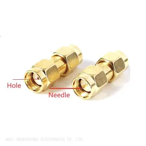 SMA-JJ Female to Male RF Coaxial Straight Adapter Connector for Communication thumbnail-1
