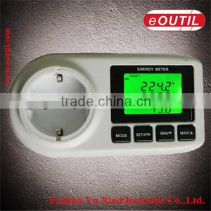 1PC AC 220V or 110V LCD Energy Power Meter Voltage Current Volt Test Socket Watt thumbnail-1