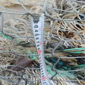 Flexible Stainless Steel Wire Rope Hand-Woven Mesh for Bird Cages & Zoo Fencing thumbnail-2