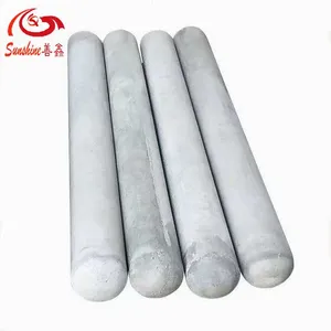 Silicon Nitride-Bonded Silicon Carbide Protection Tube Used in Zinc and Molten Aluminum thumbnail-1