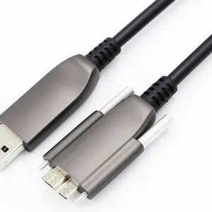 USB3.2 Gen2 AOC-Active Optical Cable-AM to Micro B,10Gbps,15m OEM Factory Wholesale thumbnail-1