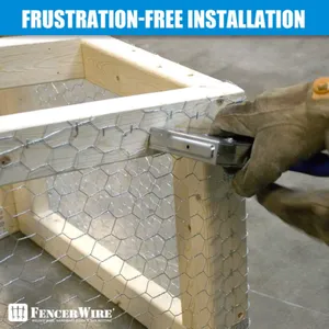 Galvanized Steel Chicken Wire Rolled Fencing 2-in - Mesh Size Factory Direct thumbnail-5
