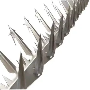 2025 Factory Sales High Quality Anti Climb Wall Spikes Galvanized Wall Spikes Metal Fence Black Wall Spikes thumbnail-1