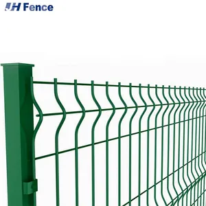 Fast Supply Speed Garden Fencing Pvc Coated Galvanized Welded 3d Bending Curved Wire Mesh Fence 3d Fence Panel thumbnail-2