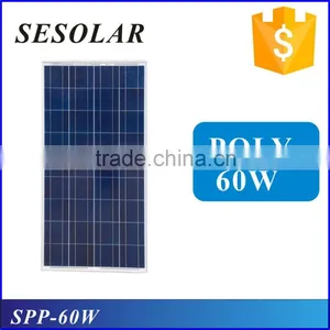 Frame Aluminium Solar Panel 60w Poly Import From China Quality Choice thumbnail-1