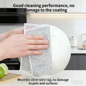 Multi Purpose Metal Wire Dish Cleaning Cloth Dish Washer thumbnail-3