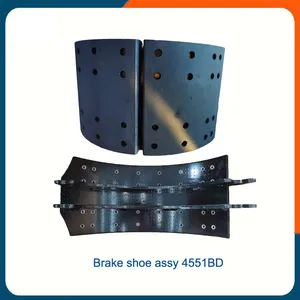 220 mm Brake Shoe 4551 Fits for Fuwa Axle thumbnail-1