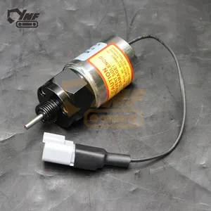 Engine Shutdown Solenoid YNF17707 U85206500 12V DC for Diesel Generator Excavator/Loader & Construction Machinery thumbnail-4