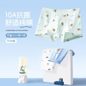 OEKO‑TEX CPC Underpants for Boys Girls Underwear Child Boxer Briefs Class A Pure Cotton thumbnail-3
