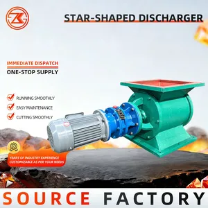 Factory Star Rotary Feeder Air Lock Sealing Valve For Cyclone Tower Dust Collector Ash Conveying System thumbnail-2