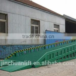 0.9~1.7m, 8 Ton Front Load Containers /hydraulic Loading Ramp /adjustable Loading Ramp thumbnail-2